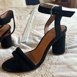 🩷Madewell, “Rosalie” High-Heel Sandal, Leather, Ankle Strap, L1496-